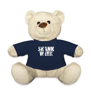 Hilarious Shank Week Golf Tee - Teddy Bear - french navy - Front