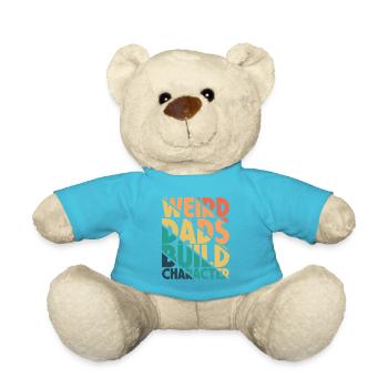Seltsame Väter Bilden Charakter Lustig Vater - Teddy - Atollblau - Vorne
