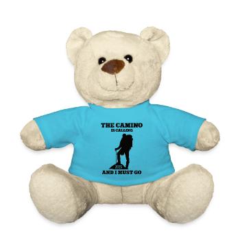 Wandertour Pilgern Pilgerreise 2025 Wanderer Tour - Teddy - Atollblau - Vorne