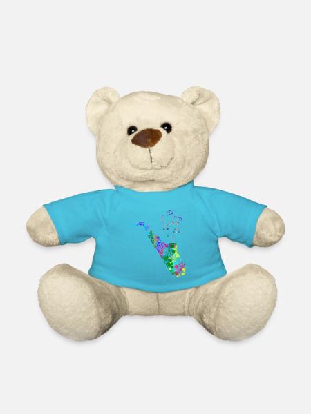 saxophone - Nounours - bleu outremer