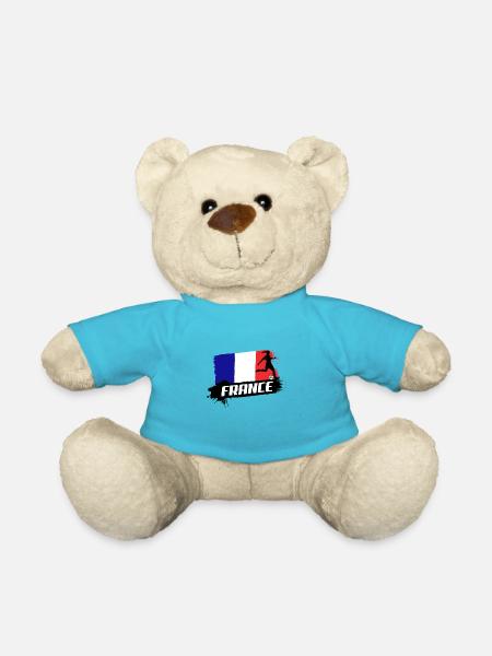 France 2019 Football Féminin - Nounours - bleu outremer