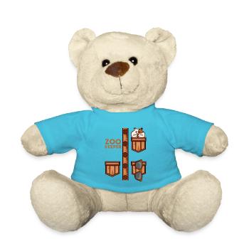 Zoo Keeper T-Shirt Wildlife keeper visitor rodent - Teddy Bear - atoll blue - Front