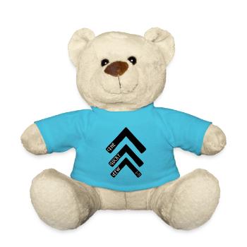 The Lucky Few für Trisomie21 Down Syndrom Geschenk - Teddy - Atollblau - Vorne