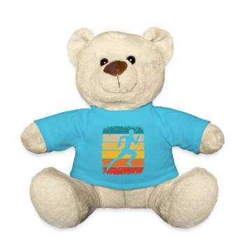 Vintage Square und Laufen - - Teddy - Atollblau - Vorne