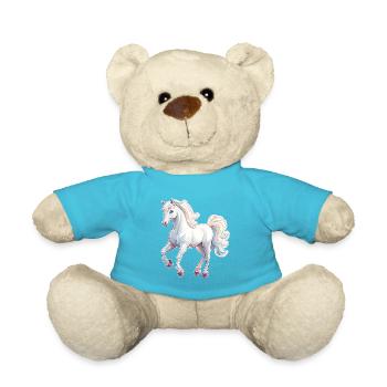 Pferd - Teddy - Atollblau - Vorne
