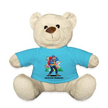 Stadtentdecker und Abenteurer. - Teddy - Atollblau - Vorne