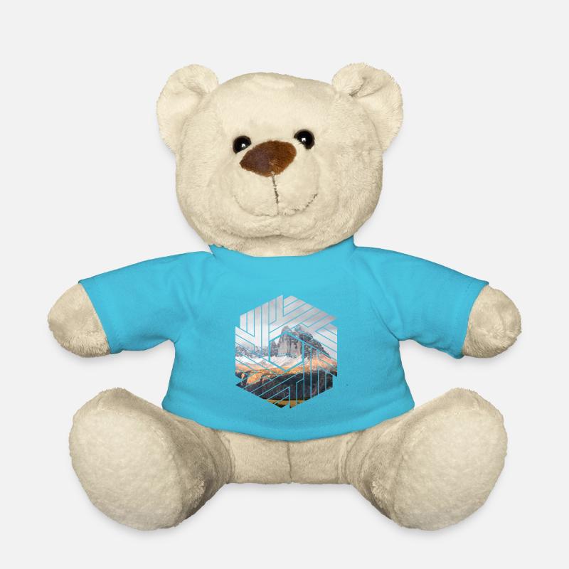 Drei Zinnen Dolomiten Sechseck - Teddy - Atollblau