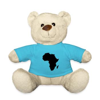 Kontinent Afrika Silhouette - Teddy - Atollblau - Vorne