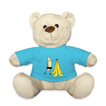 Crazy Banana, banane drôle d’images censurées - Nounours - bleu outremer - Devant