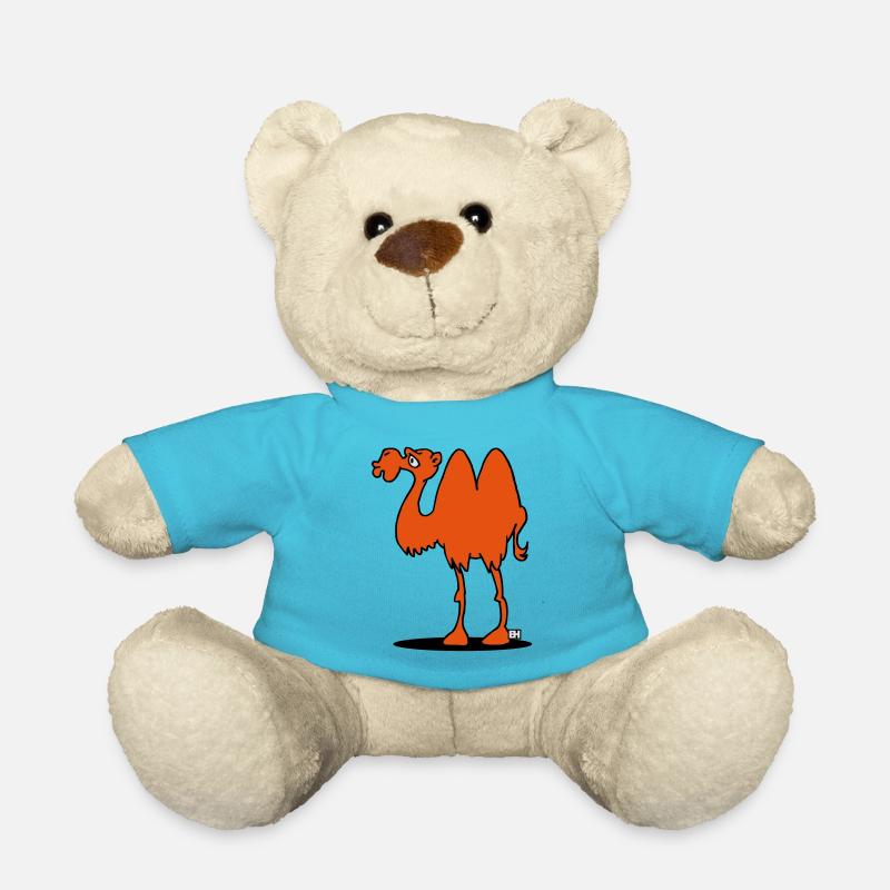 Camel - Teddy Bear - atoll blue