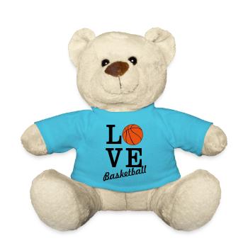 amour basket - Nounours - bleu outremer - Devant