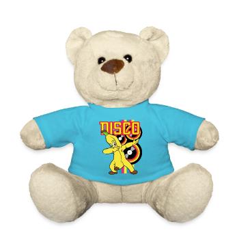 Rétro Vintage Dabbing Dab Disco Party Bananw - Nounours - bleu outremer - Devant