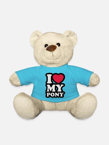 I love my pony - Ich liebe mein Pony - Teddy - Atollblau