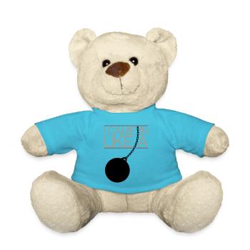 I Came In Like A Wrecking Ball - Teddy Bear - atoll blue - Front