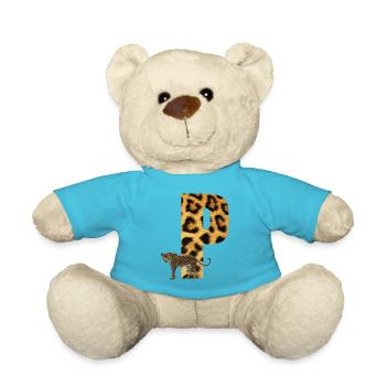 leopard p - Teddy - Atollblau - Vorne