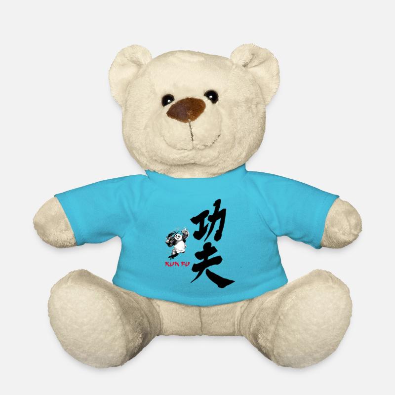 Kung Fu - Karaté - Panda - Nounours - bleu outremer