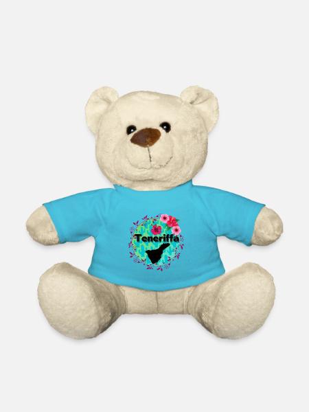 Fleurs de Tenerife - Nounours - bleu outremer