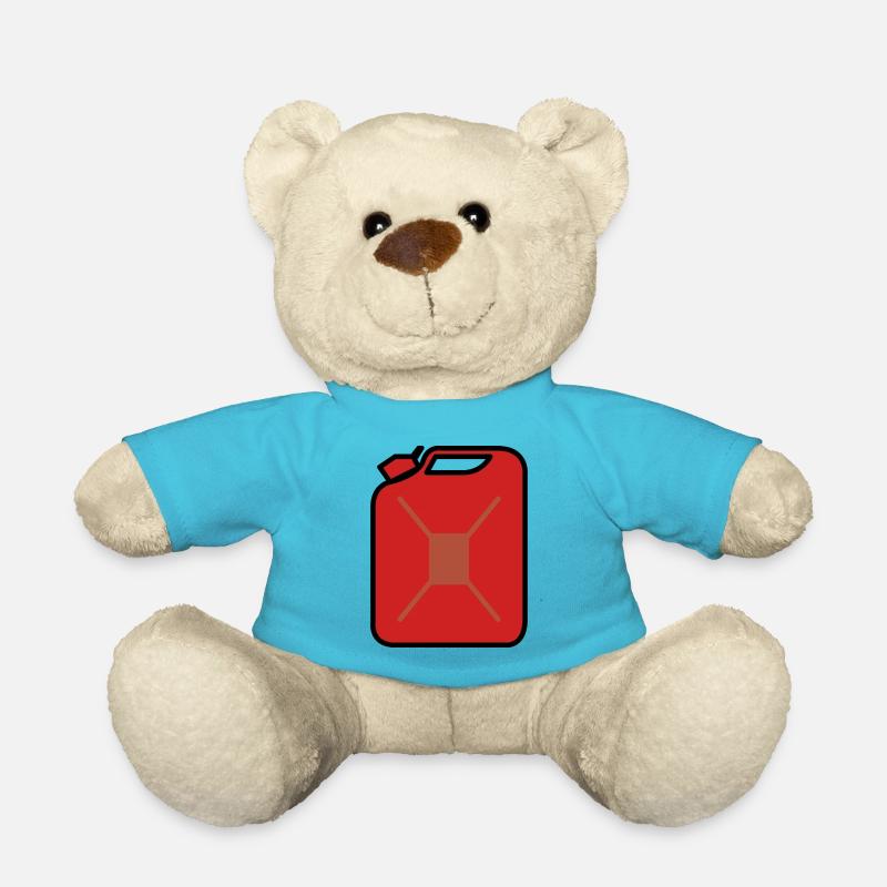 Fuel can - Red - Teddy Bear - atoll blue