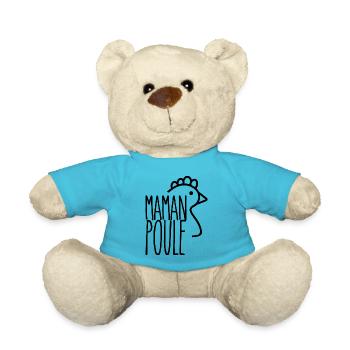 Maman poule - Nounours - bleu outremer - Devant