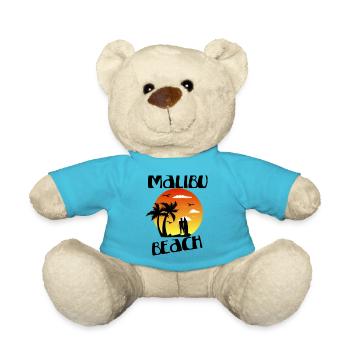 Malibu Beach Sommer Geschenk - Teddy - Atollblau - Vorne