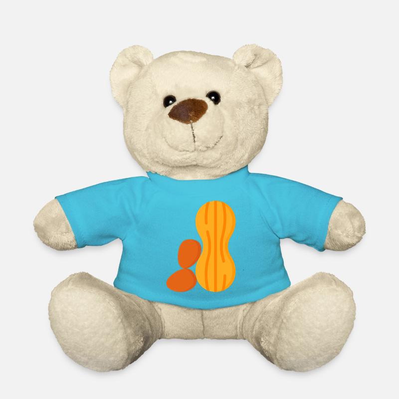 Cacahuètes - Nounours - bleu outremer