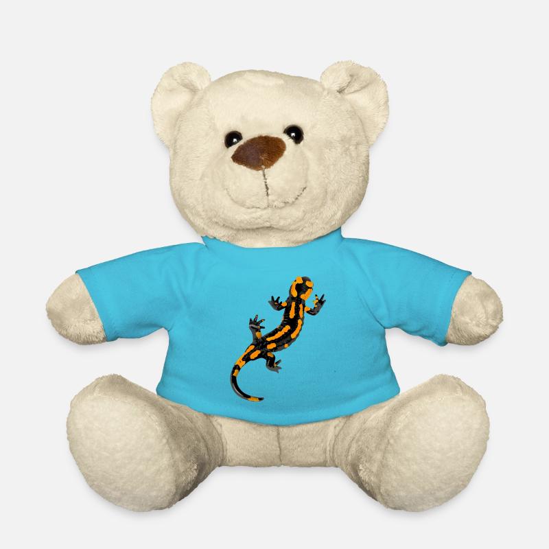 Salamander - Feuersalamander - Teddy - Atollblau