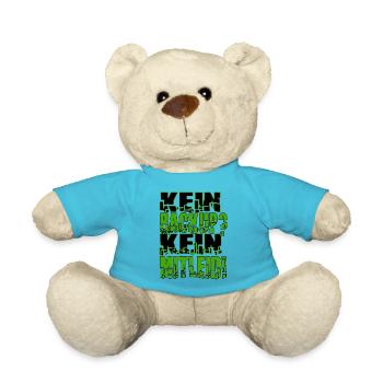 Kein Backup? Kein Mitleid! - Teddy - Atollblau - Vorne