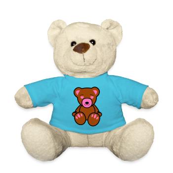 Teddy Bear Love - Teddy Bear - atoll blue - Front