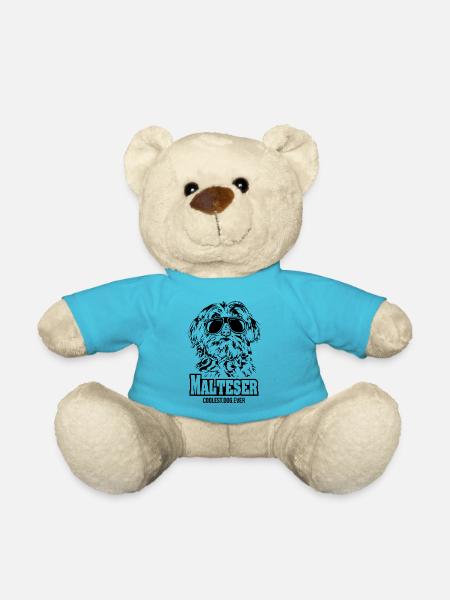 MALTESER coolest dog ever Hundespruch - Teddy - Atollblau