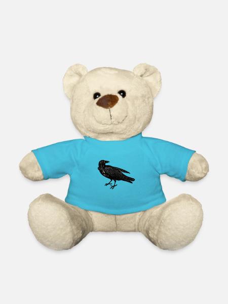 Krähenrabenliebhaber verzweifelt - Teddy - Atollblau