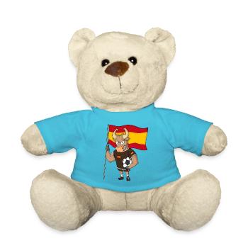 Taurus Fan Spain - Teddy Bear - atoll blue - Front