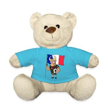 Taureau Fan France - Nounours - bleu outremer - Devant