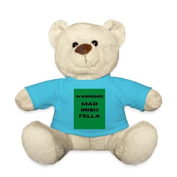 Mad Irish Fella - Teddy Bear - atoll blue - Front