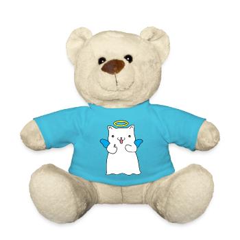 Ange espiègle - Nounours - bleu outremer - Devant