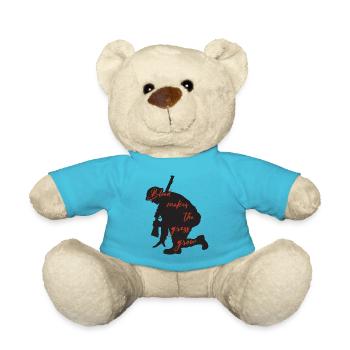 Blood makes the grass grow - Teddy - Atollblau - Vorne