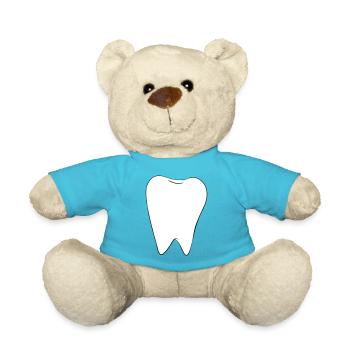 Weißer Zahn - Teddy - Atollblau - Vorne