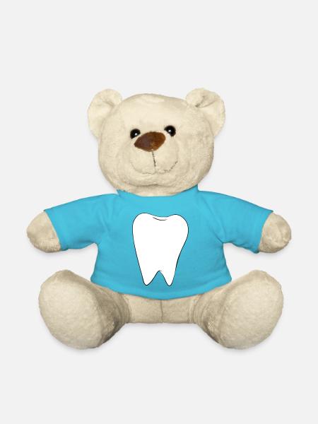 Dent blanche - Nounours - bleu outremer