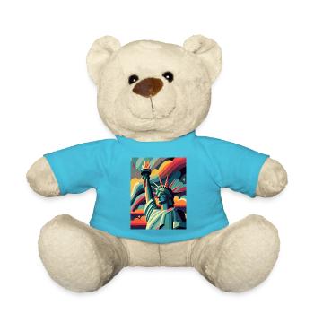 Liberty Bunte Kunst - Teddy - Atollblau - Vorne