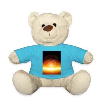 Basketball planet under the sun 🏀☀️ - Teddy Bear - atoll blue - Front