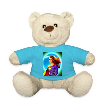 Super maman! - Nounours - bleu outremer - Devant