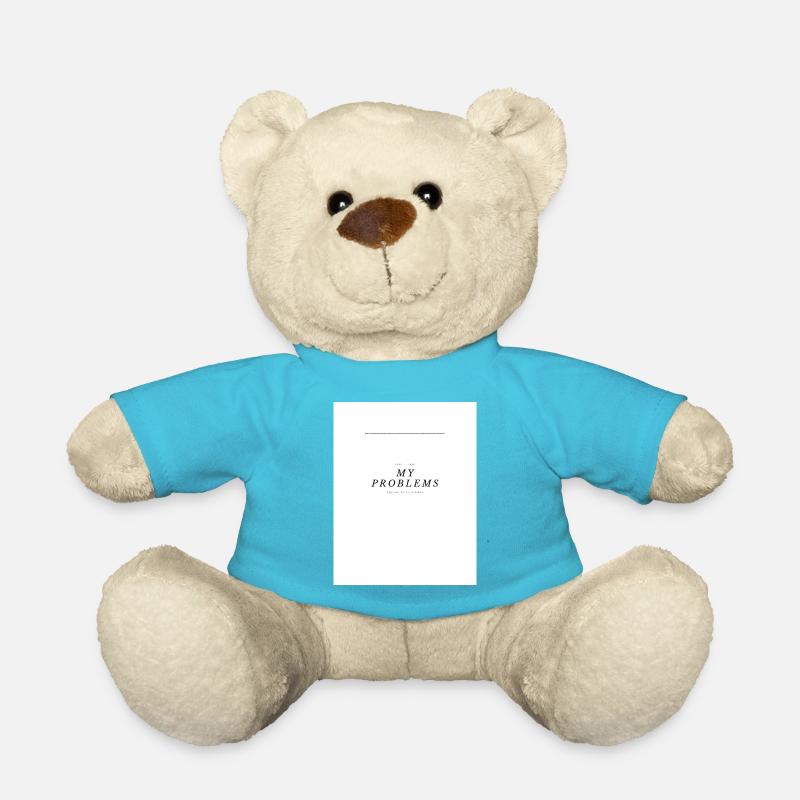 Mes problèmes de lettrage - Nounours - bleu outremer