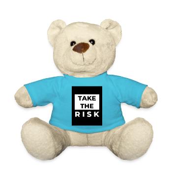 TAKE THE RISK - Teddy Bear - atoll blue - Front