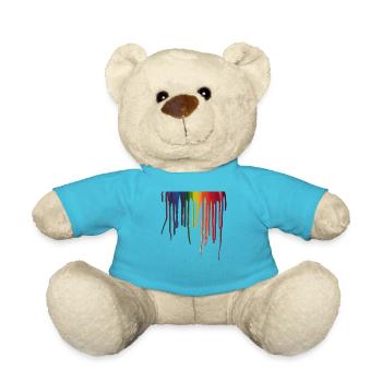 arc en ciel fondu - Nounours - bleu outremer - Devant