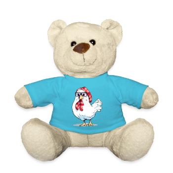 Bimi die Henne - Teddy - Atollblau - Vorne
