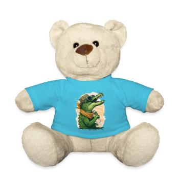Croc Harmonicist - Teddy Bear - atoll blue - Front