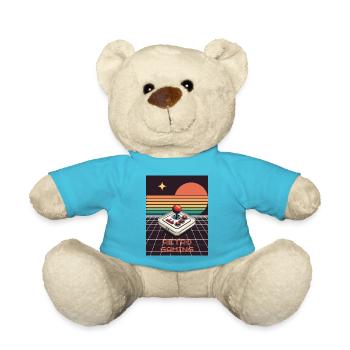 Retro Style Game Design - Teddy - Atollblau - Vorne