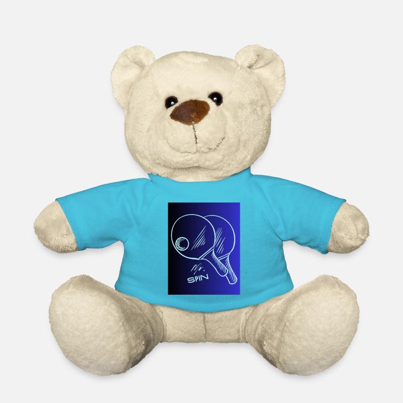 Mr Spin Tennis Tischtennis - Teddy - Atollblau