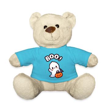 Halloween Ghost Baby - Teddy - Atollblau - Vorne