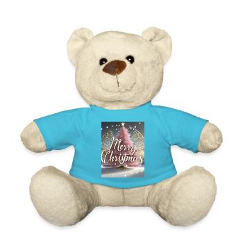merry christmas - Teddy Bear - atoll blue - Front