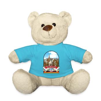 Deutschland München Bayern Vintage - Teddy - Atollblau - Vorne